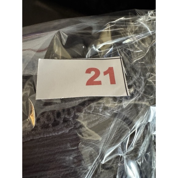 Knox Rose Crochet Lace Blue Boho embroidered Flowy long sleeve Top Sz Large - Picture 9 of 9